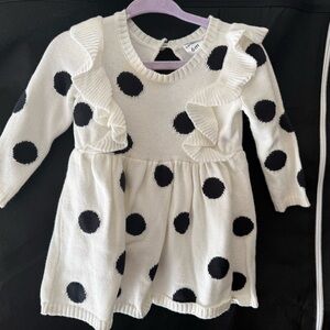 Carter's Cozy Knit Sweater - Black and White